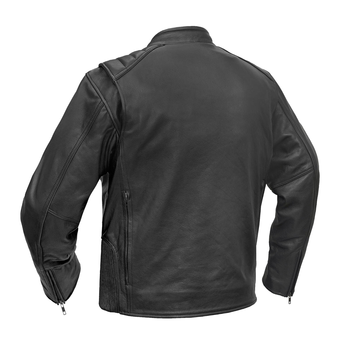 HellWay Men's Leather Motorcycle Jacket – Modern Biker Style