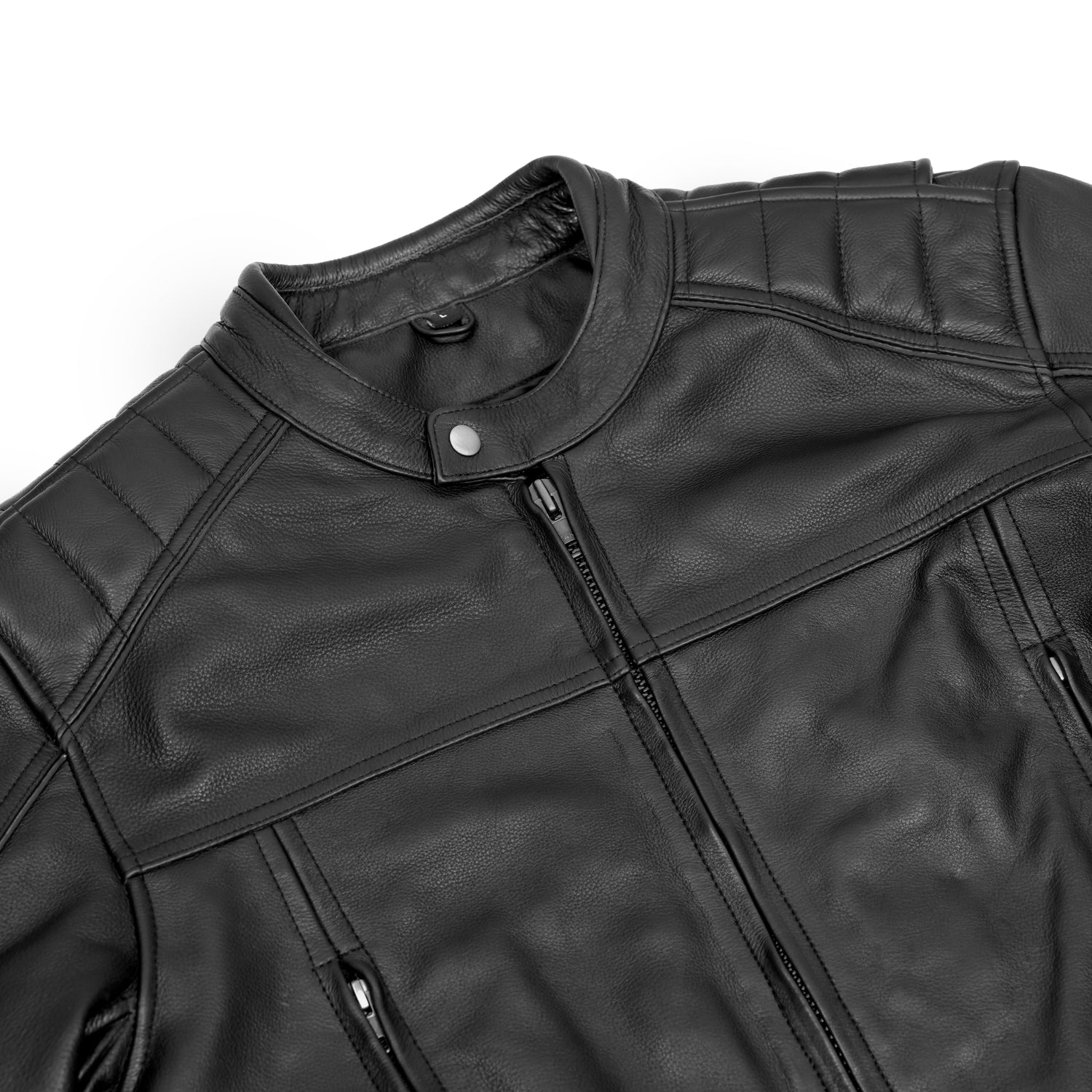 HellWay Men’s Leather Motorcycle Jacket