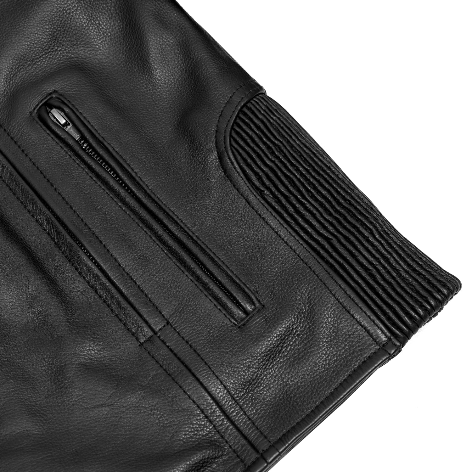 HellWay Men’s Leather Motorcycle Jacket