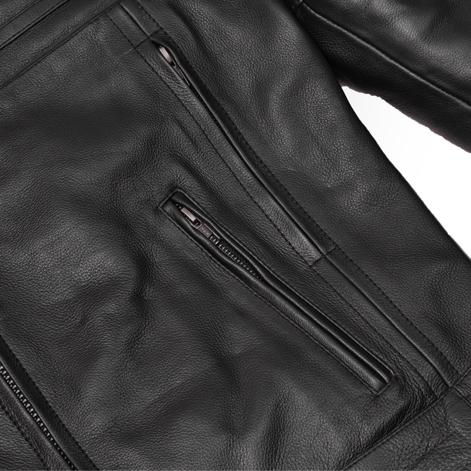 Highmile™ – Men’s Leather Motorcycle Jacket