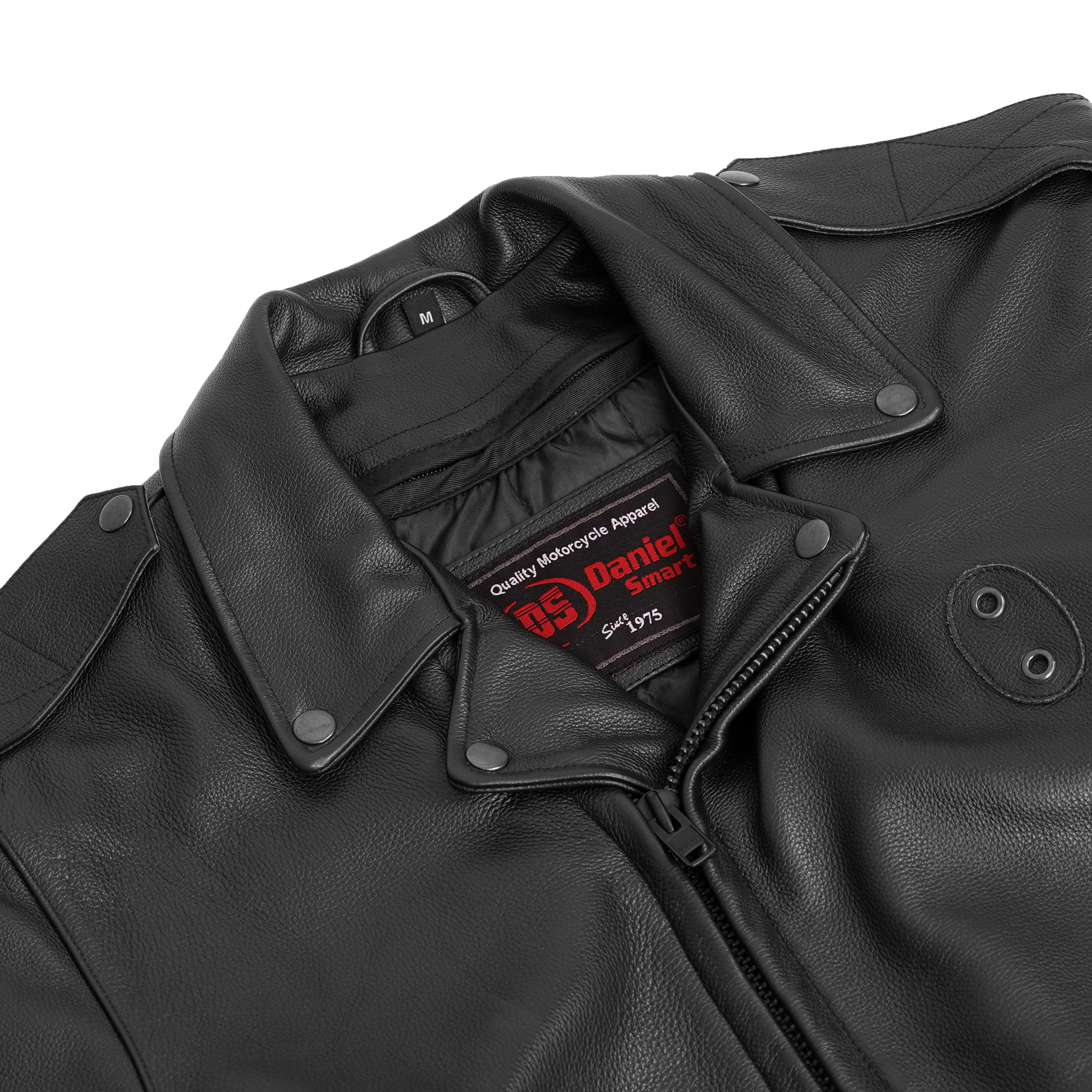 Law Line™  Men’s Leather Motorcycle Jacket