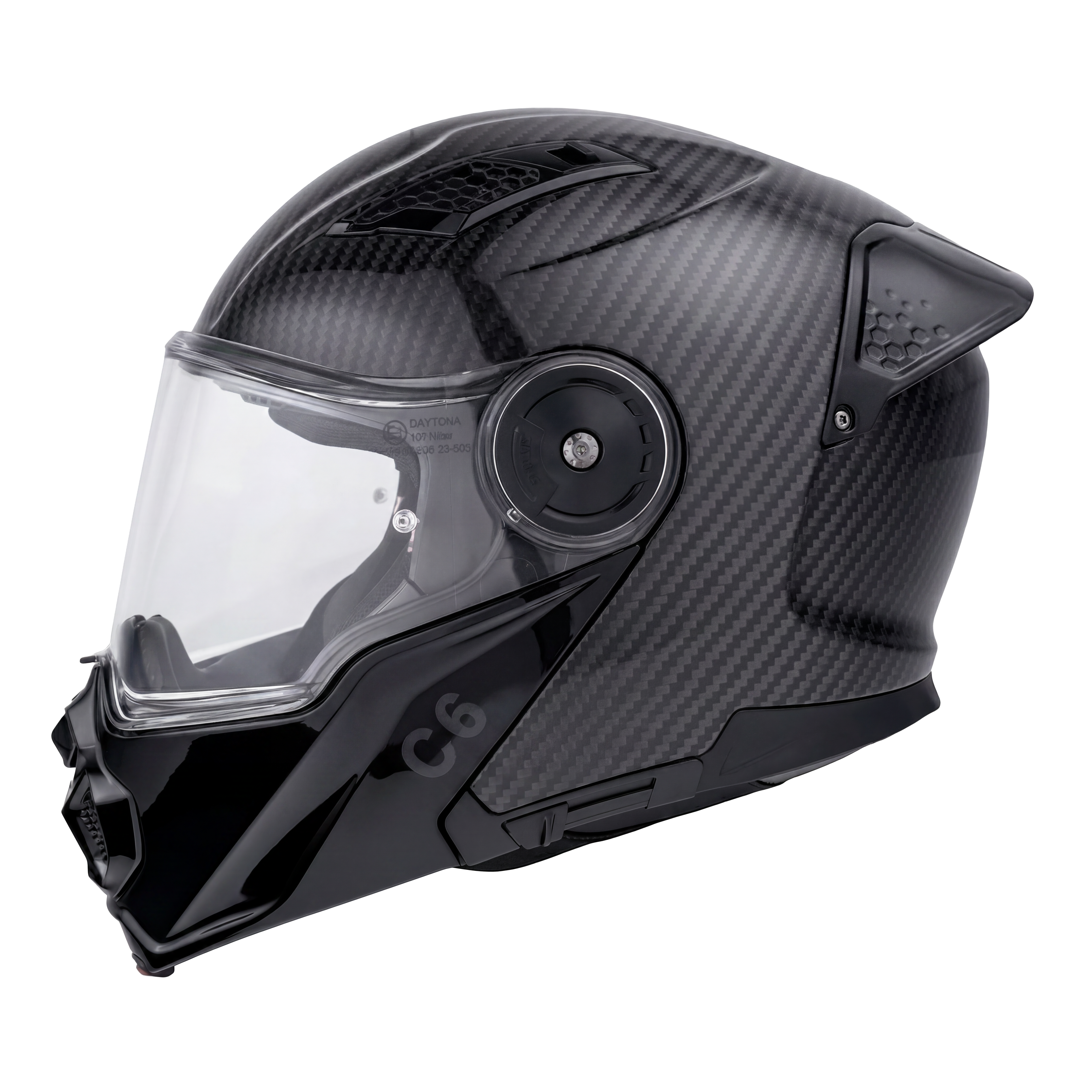 D.O.T. & ECE Daytona C6- Grey Carbon Fiber