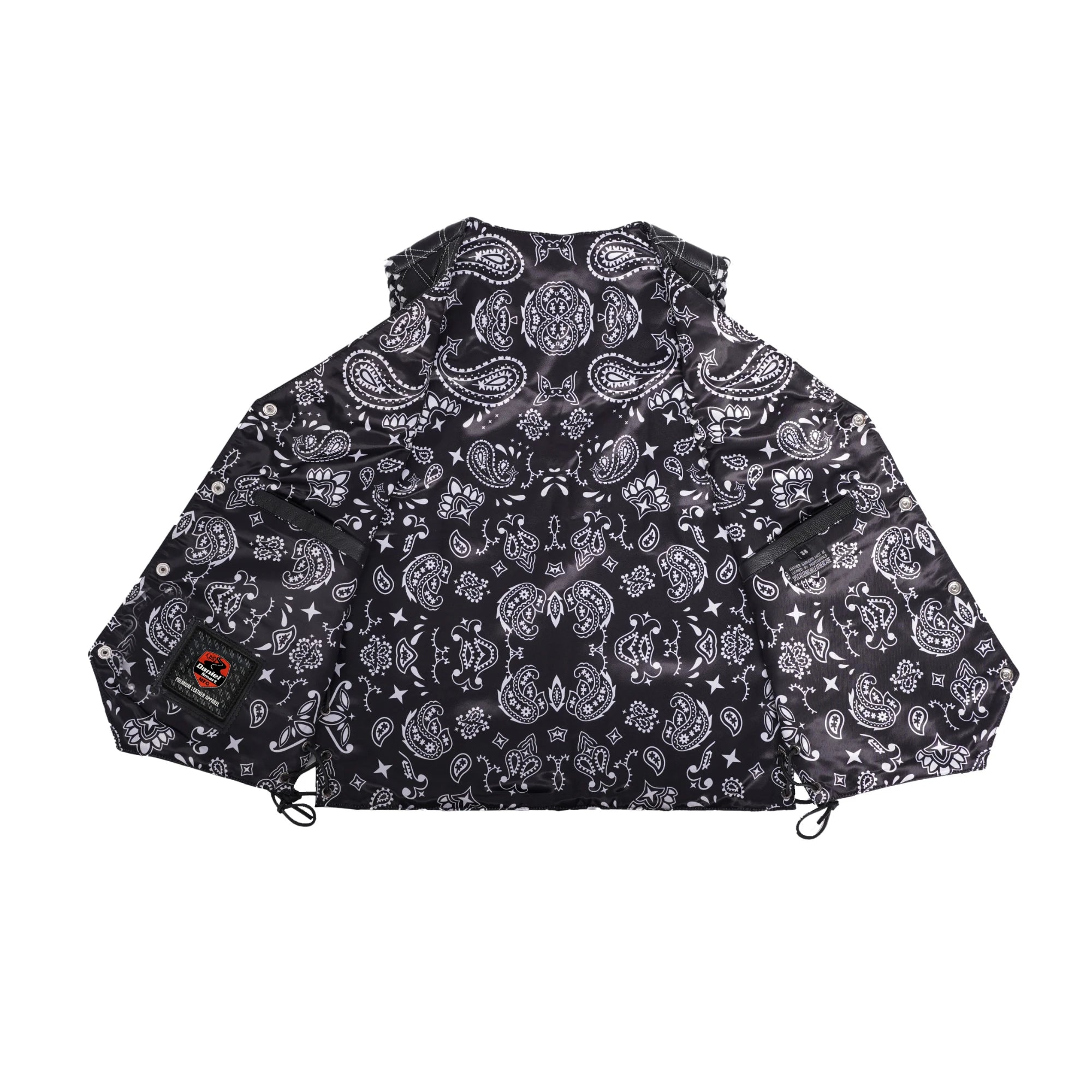 Midnight Thread™ Men’s Motorcycle Leather Vest