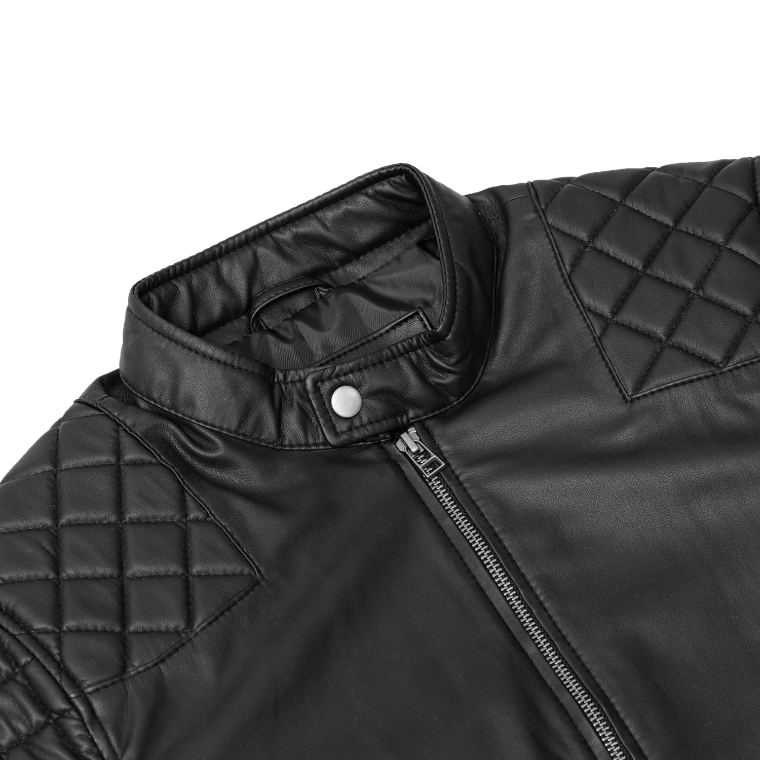 Morvex Men’s Faux Leather Motorcycle Jacket
