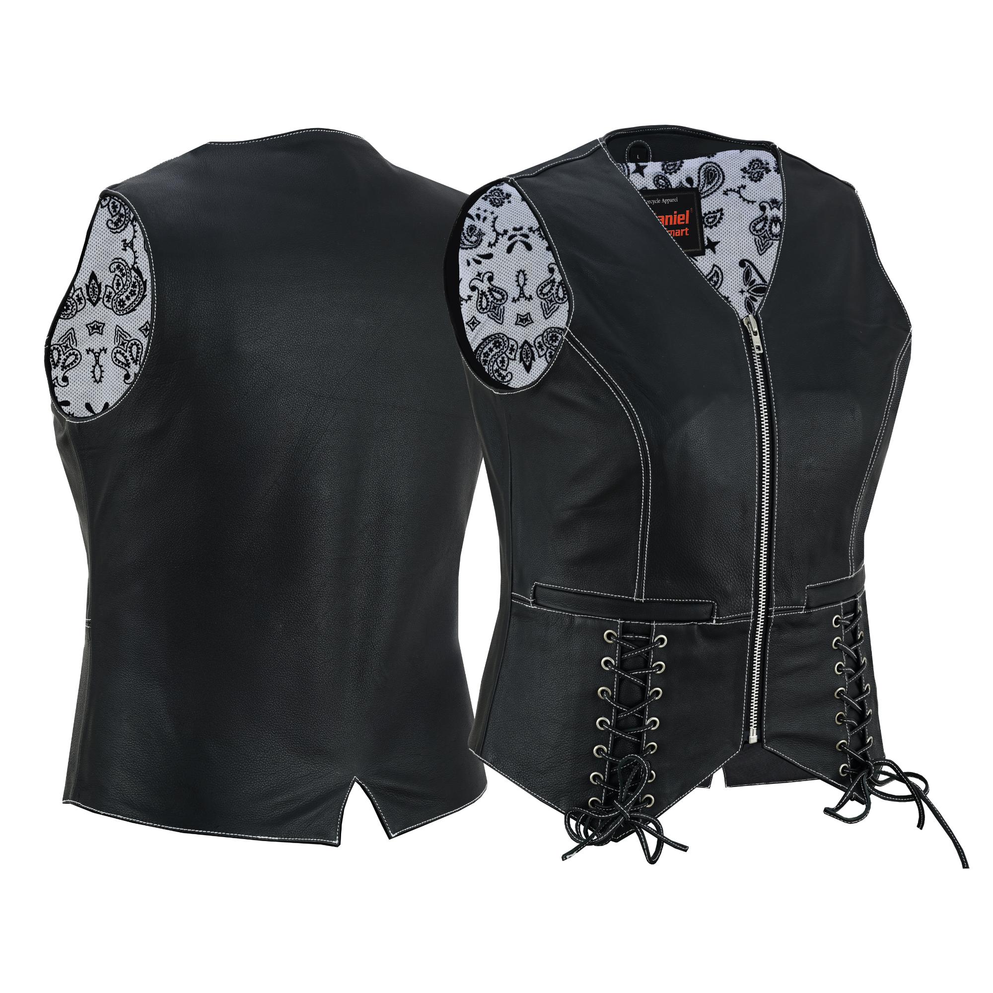 Night Edge - Women's Leather Vest