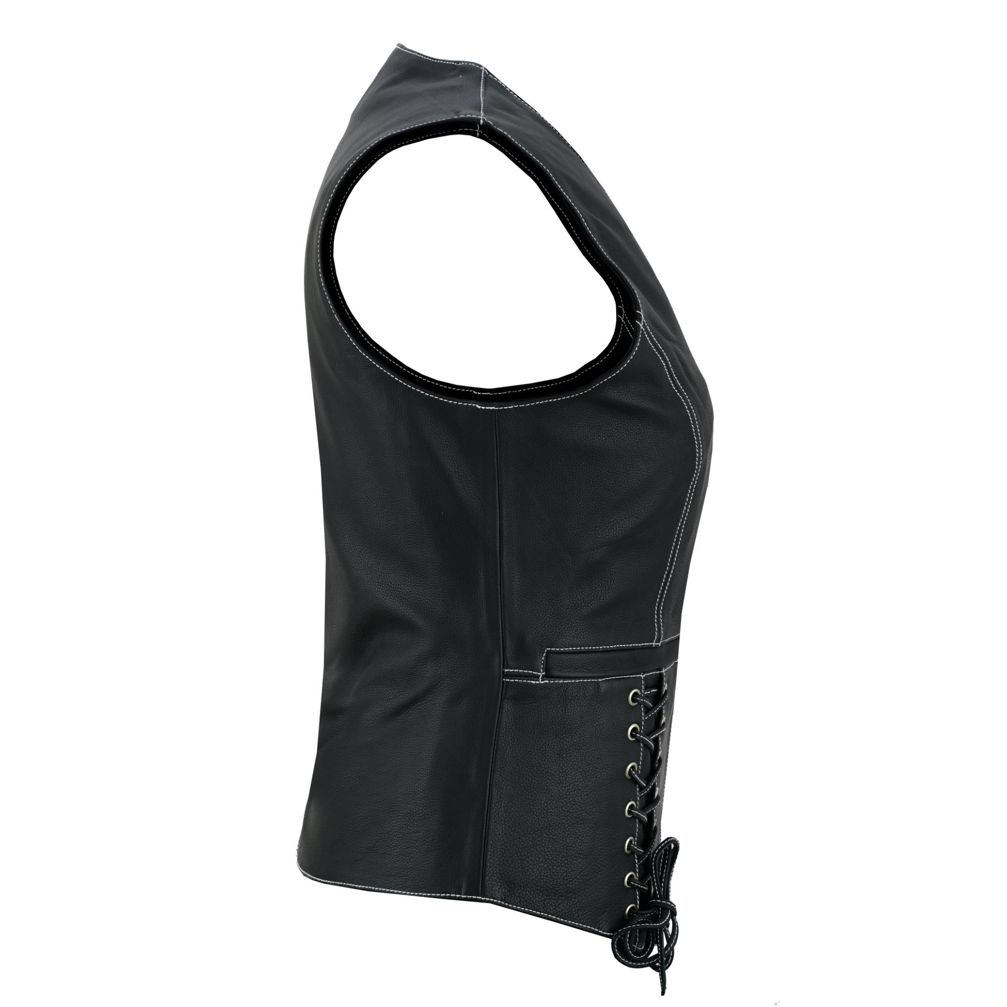 Night Edge - Women's Leather Vest