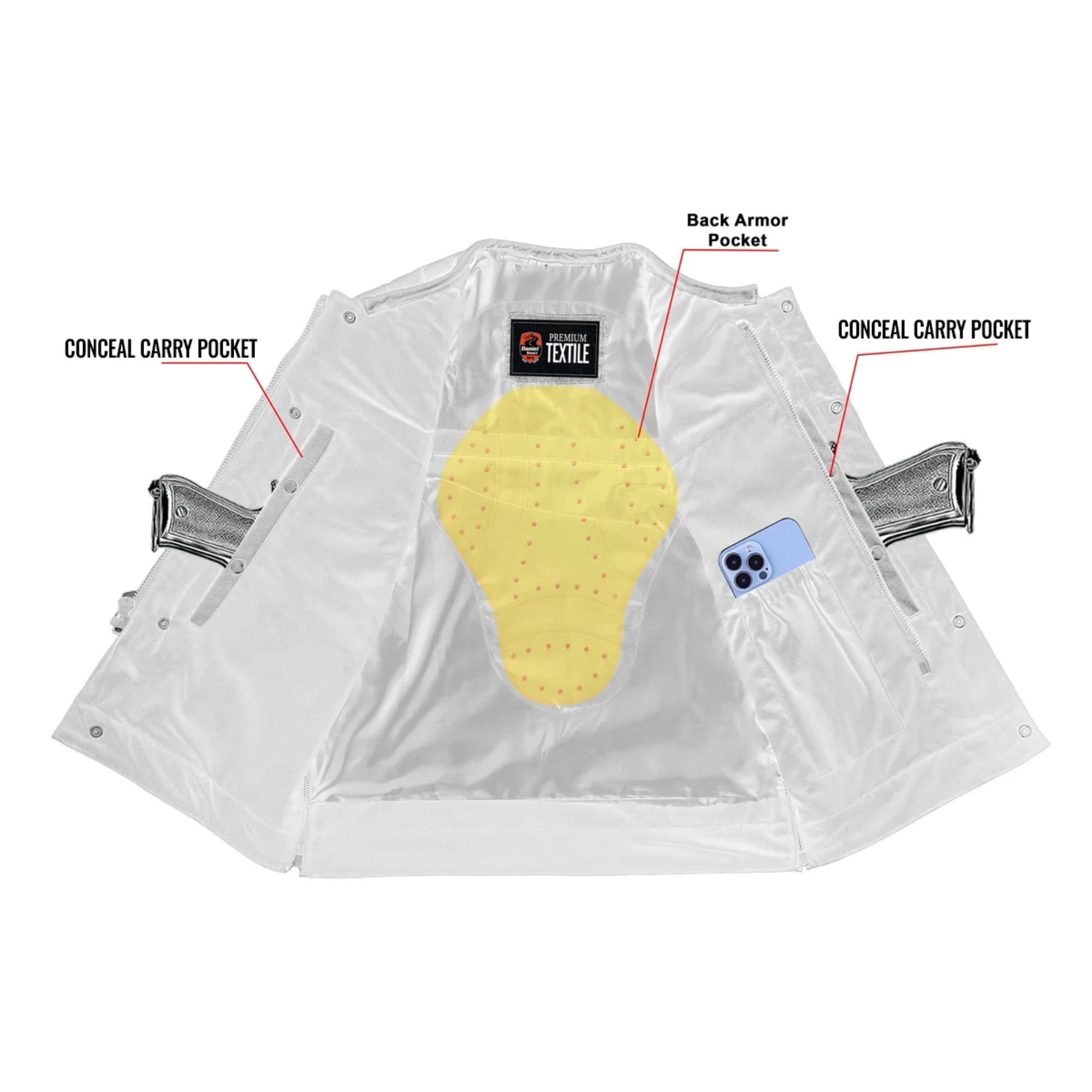 Night Turn - Men’s Motorcycle Textile Vest