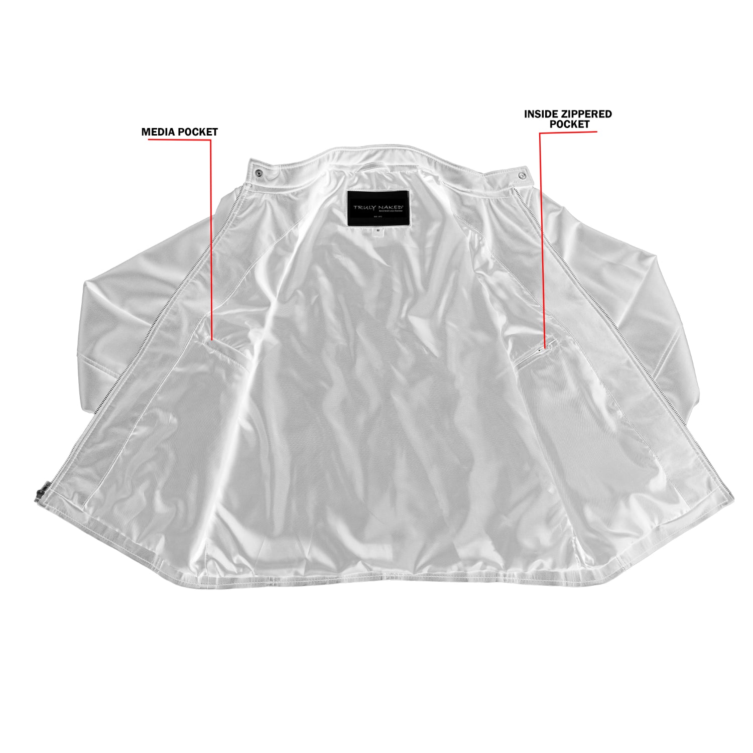 Nyrox Men’s Faux Leather Motorcycle Jacket