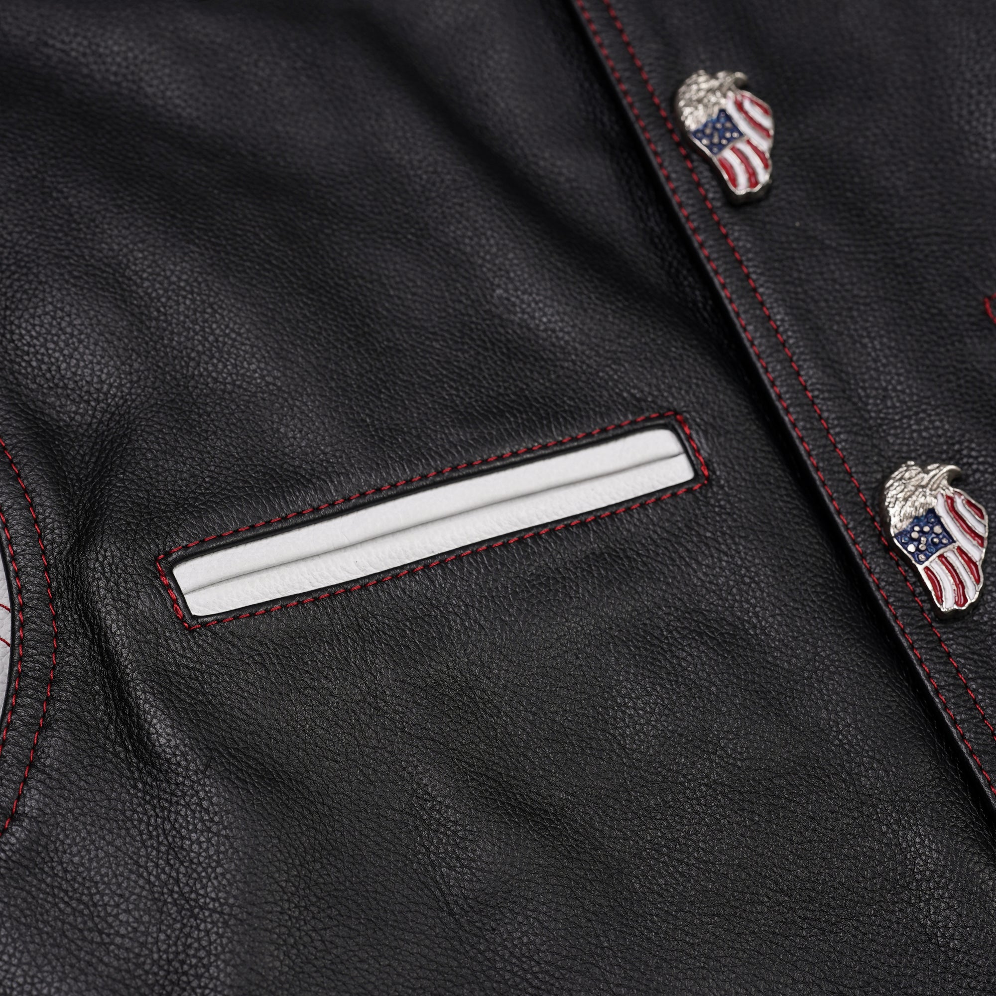 Patriot's Path - Men’s Motorcycle Leather Vest