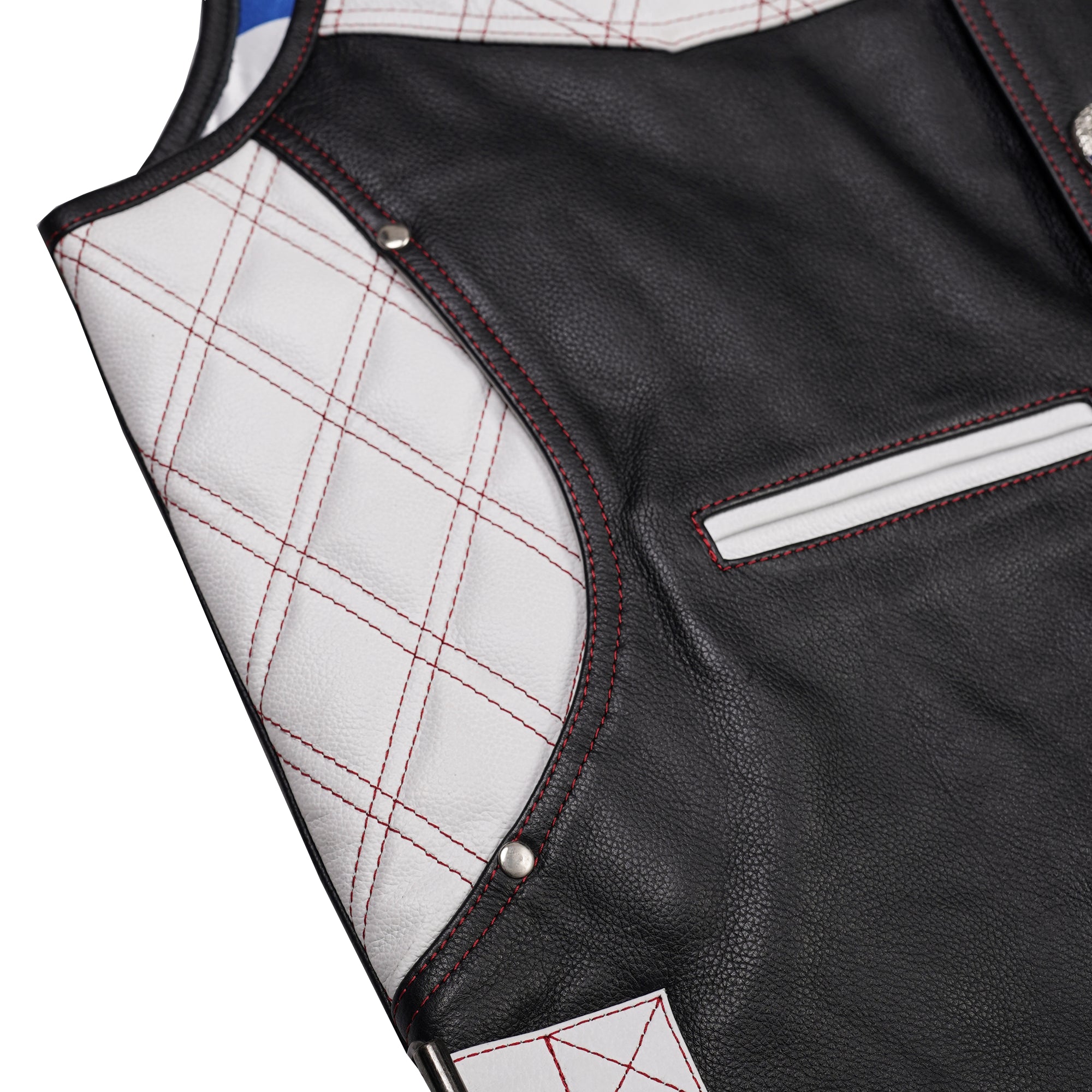 Patriot's Path - Men’s Motorcycle Leather Vest