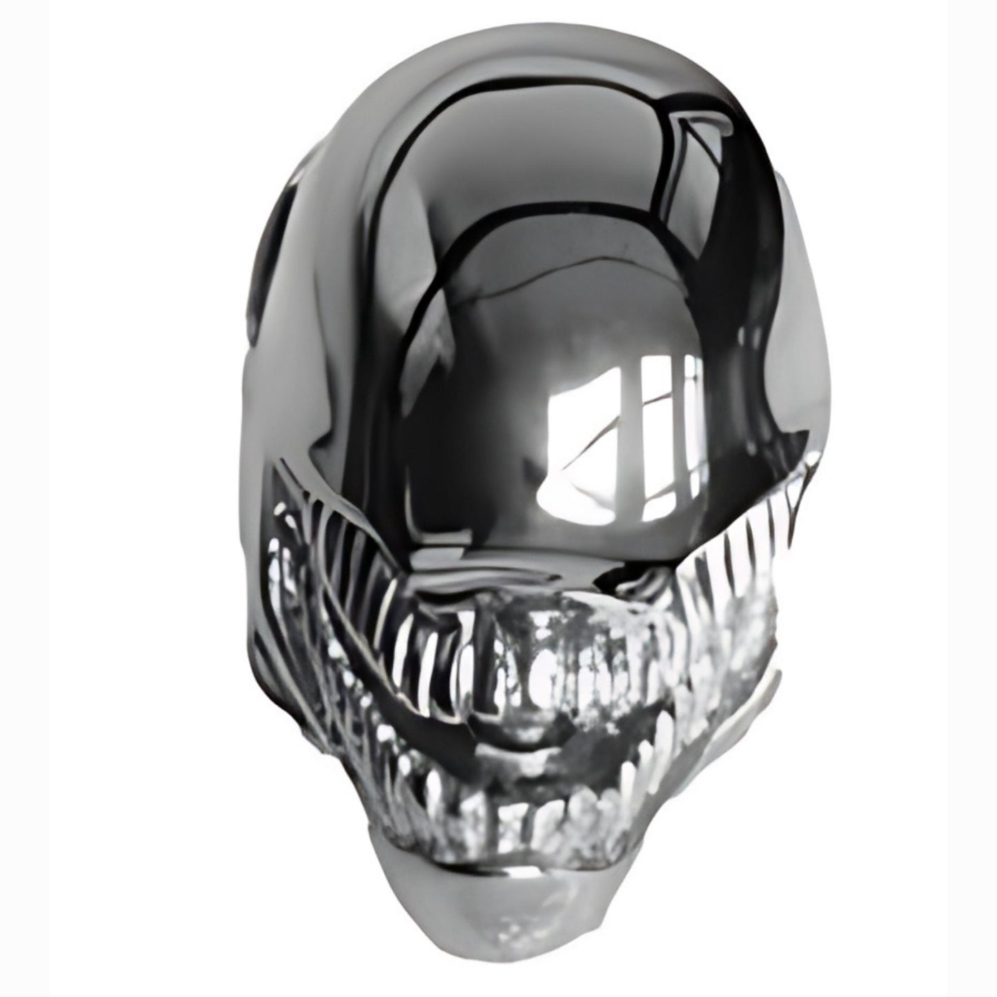 R151 Stainless Steel Alien Skull Biker Ring