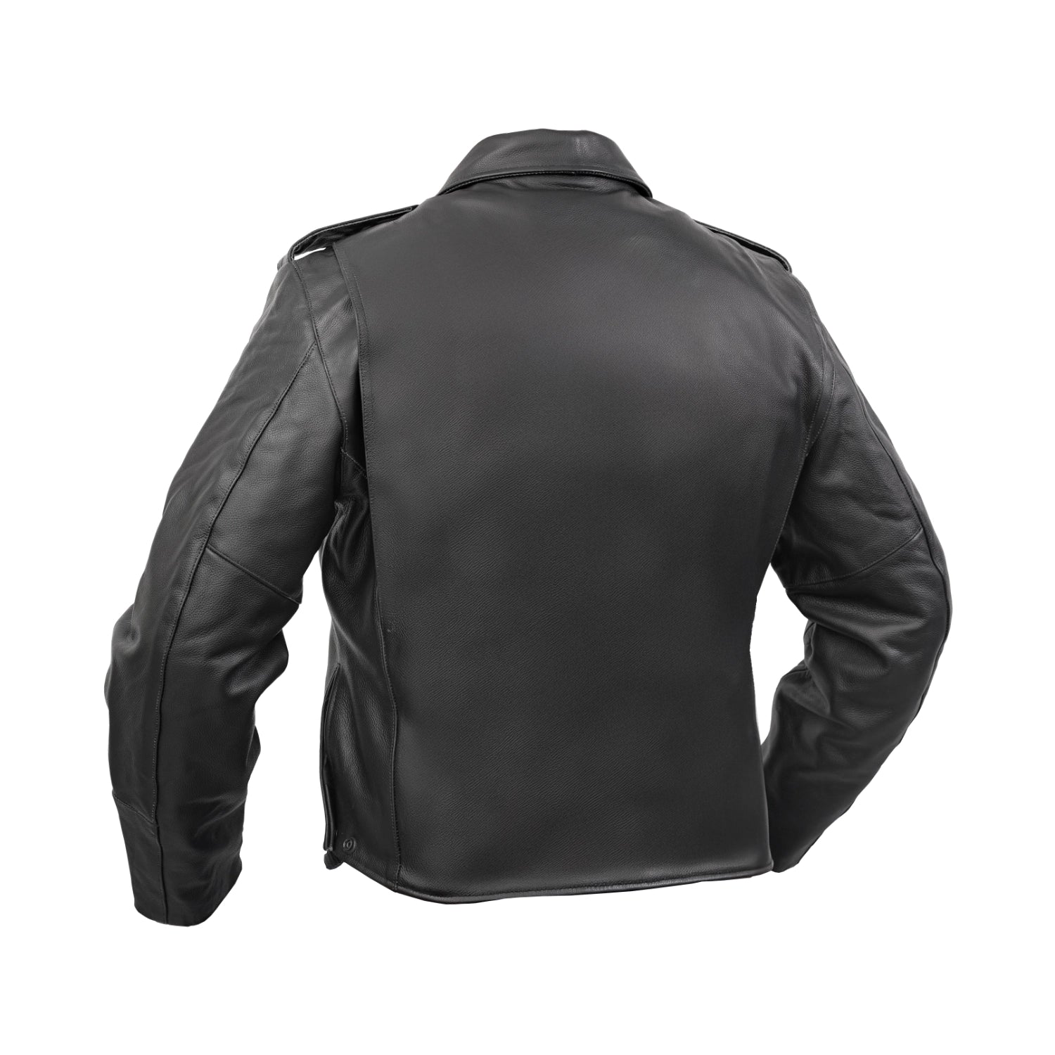 Raw Cope Men’s Leather Motorcycle Jacket