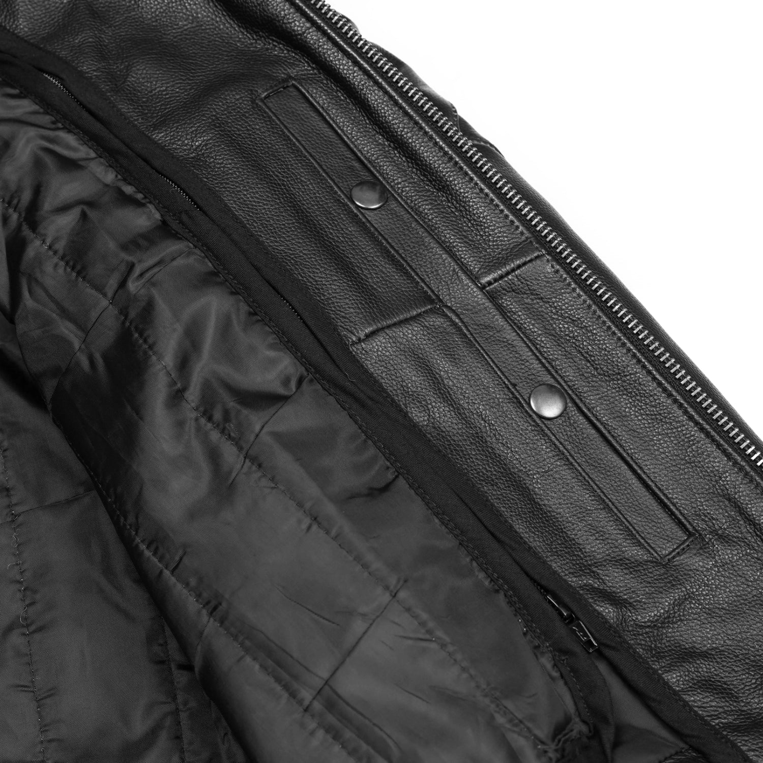 Raw Cope Men’s Leather Motorcycle Jacket