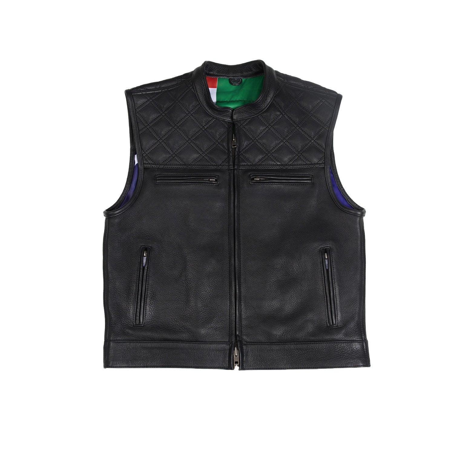 WARDEN by Raf – Premium Leather Motorcycle Vest