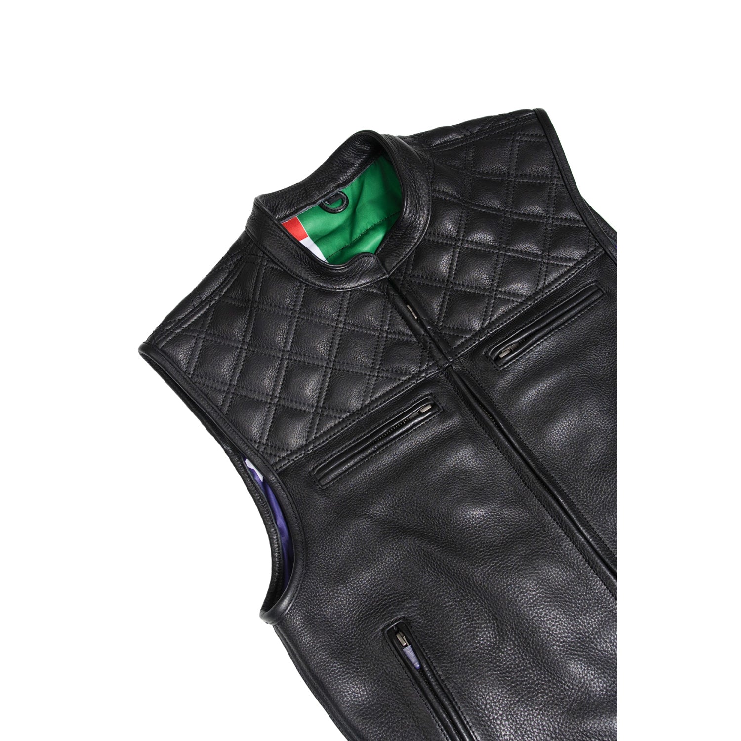 WARDEN by Raf – Premium Leather Motorcycle Vest