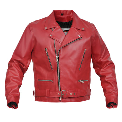 Reaper Men’s Faux Leather Motorcycle Jacket