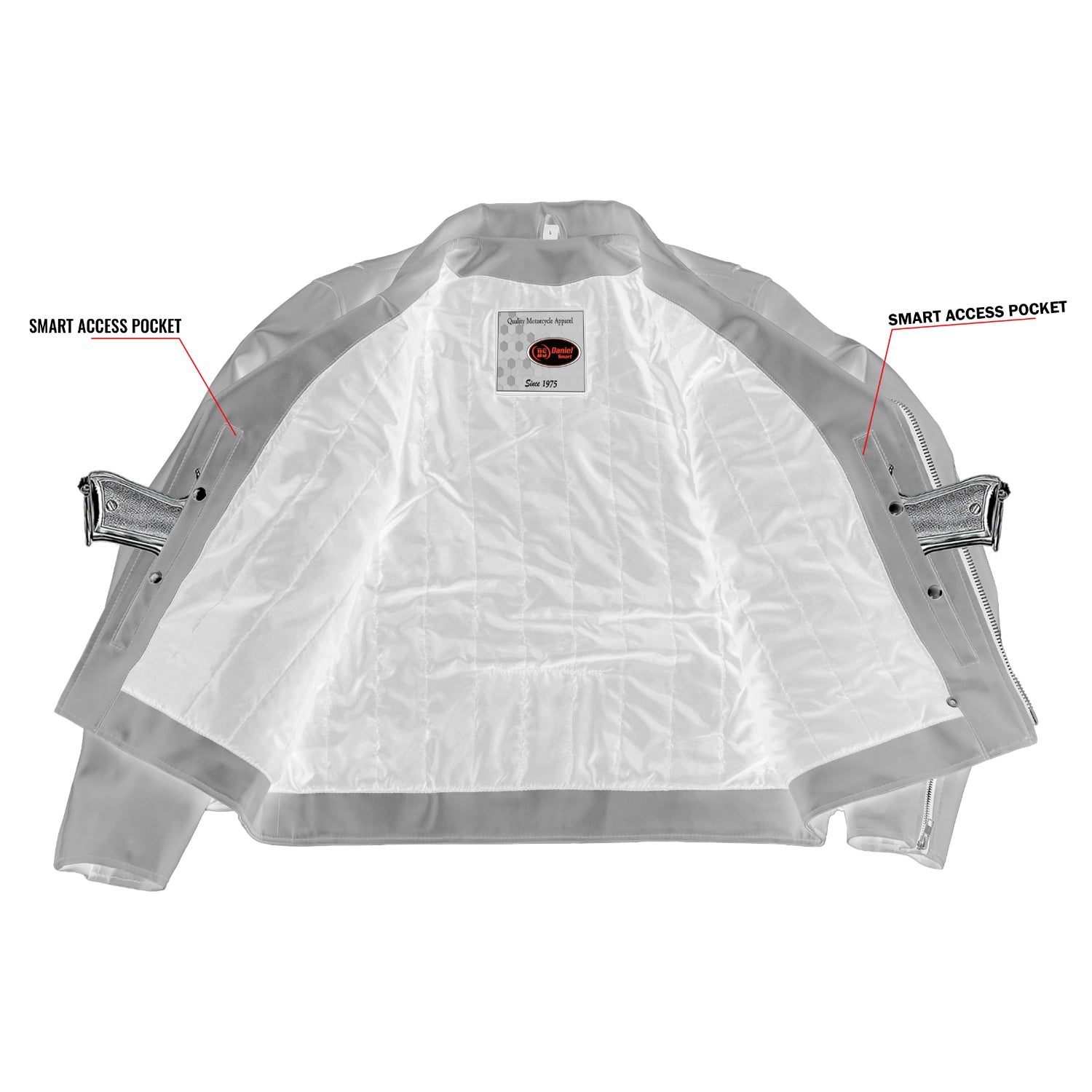 Reaper – Men’s Faux Leather Motorcycle Jacket