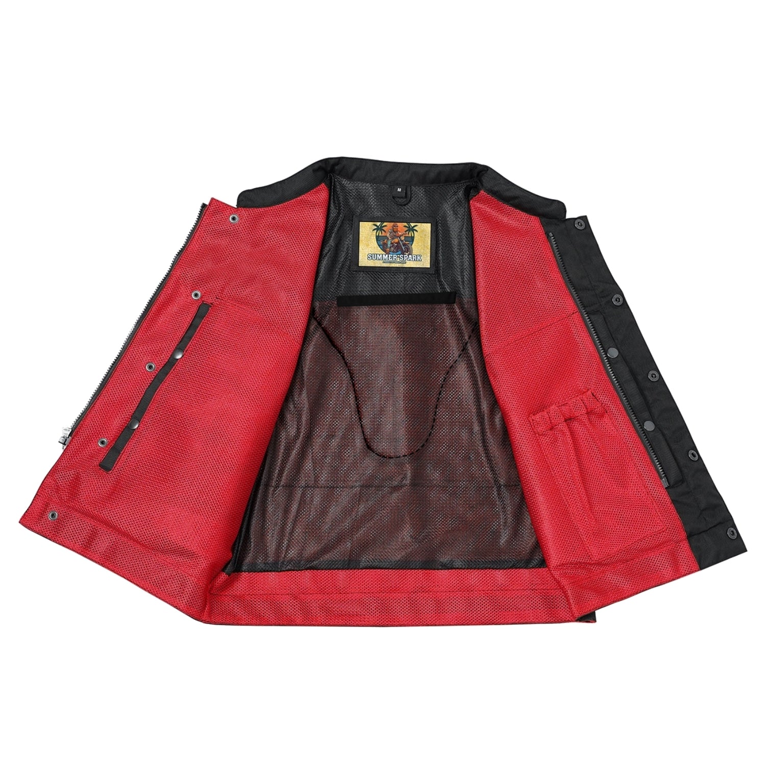 Lowcut Summer Spark Men’s Motorcycle Mesh Vest
