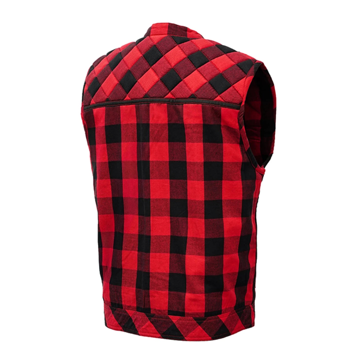Fire Storm Flannel Motorcycle Textile Vest
