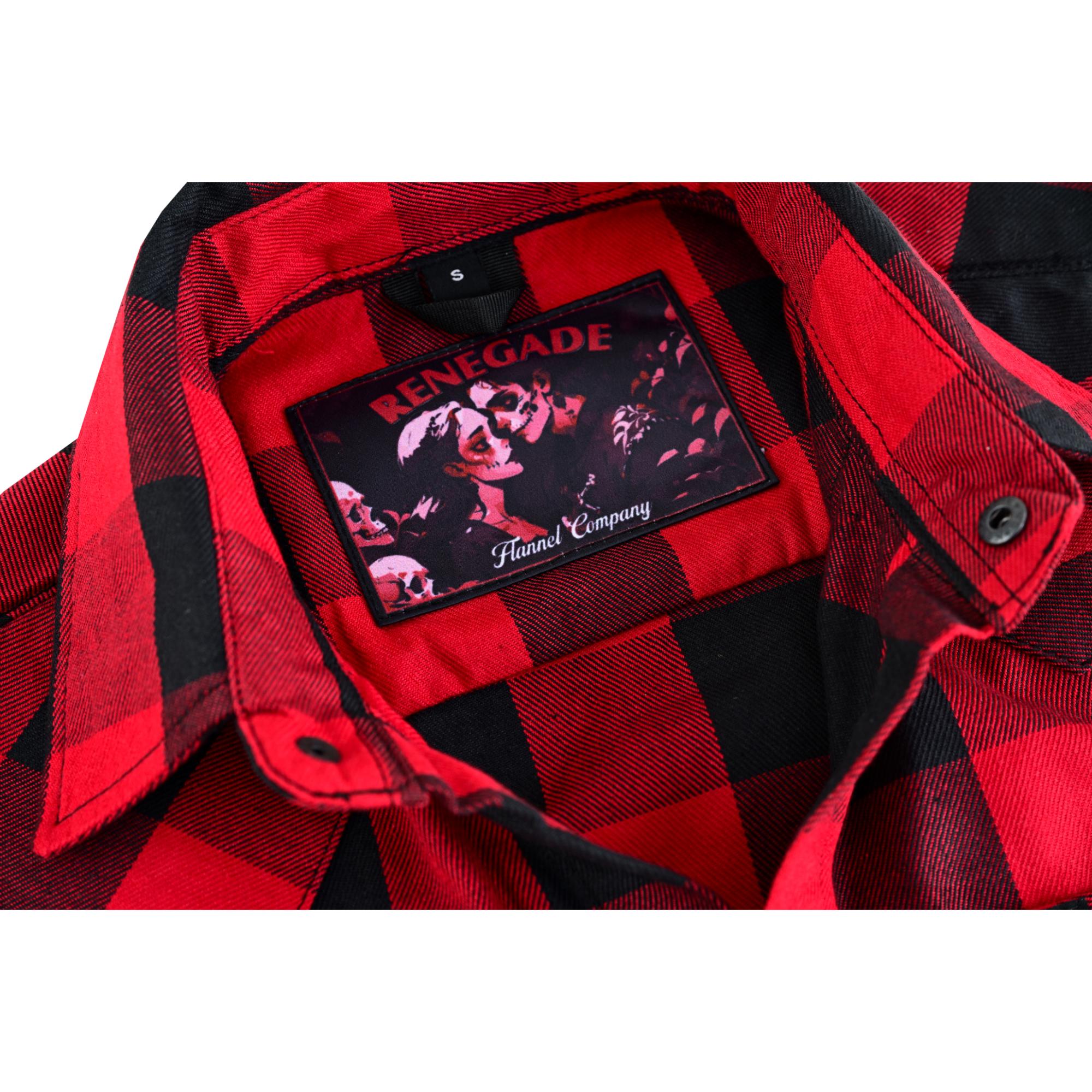 Red Styler Men's Sleeveless Flannel Shirt Daniel Smart Manufacturing