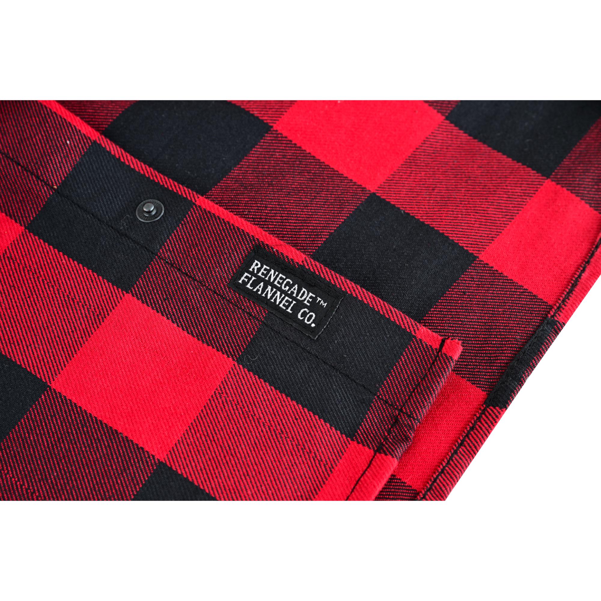 Red Styler Men's Sleeveless Flannel Shirt Daniel Smart Manufacturing