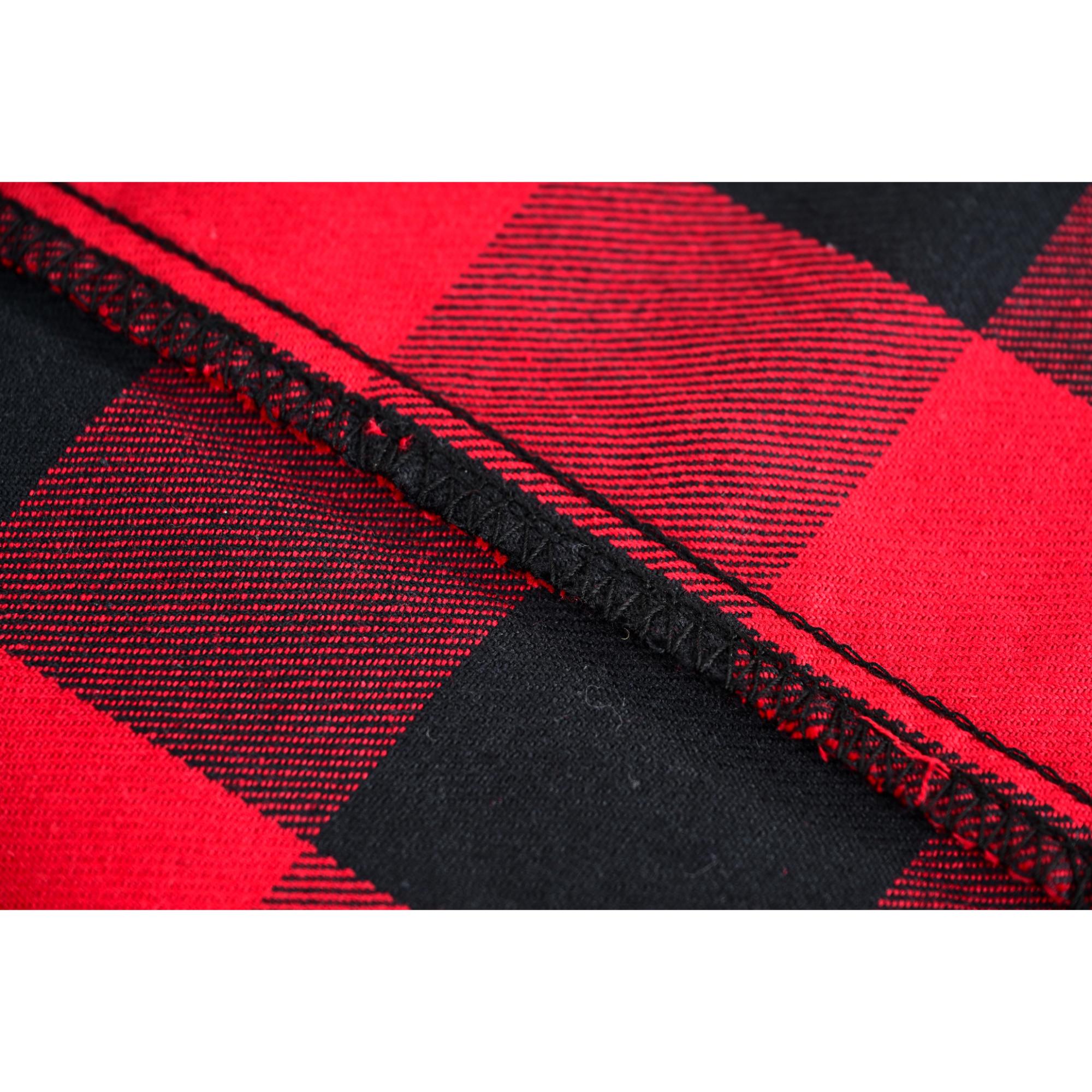 Red Styler Men's Sleeveless Flannel Shirt Daniel Smart Manufacturing