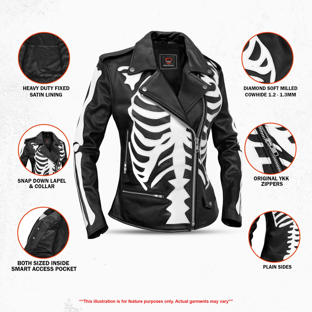 Ribstorm - Women’s Leather Motorcycle Jacket