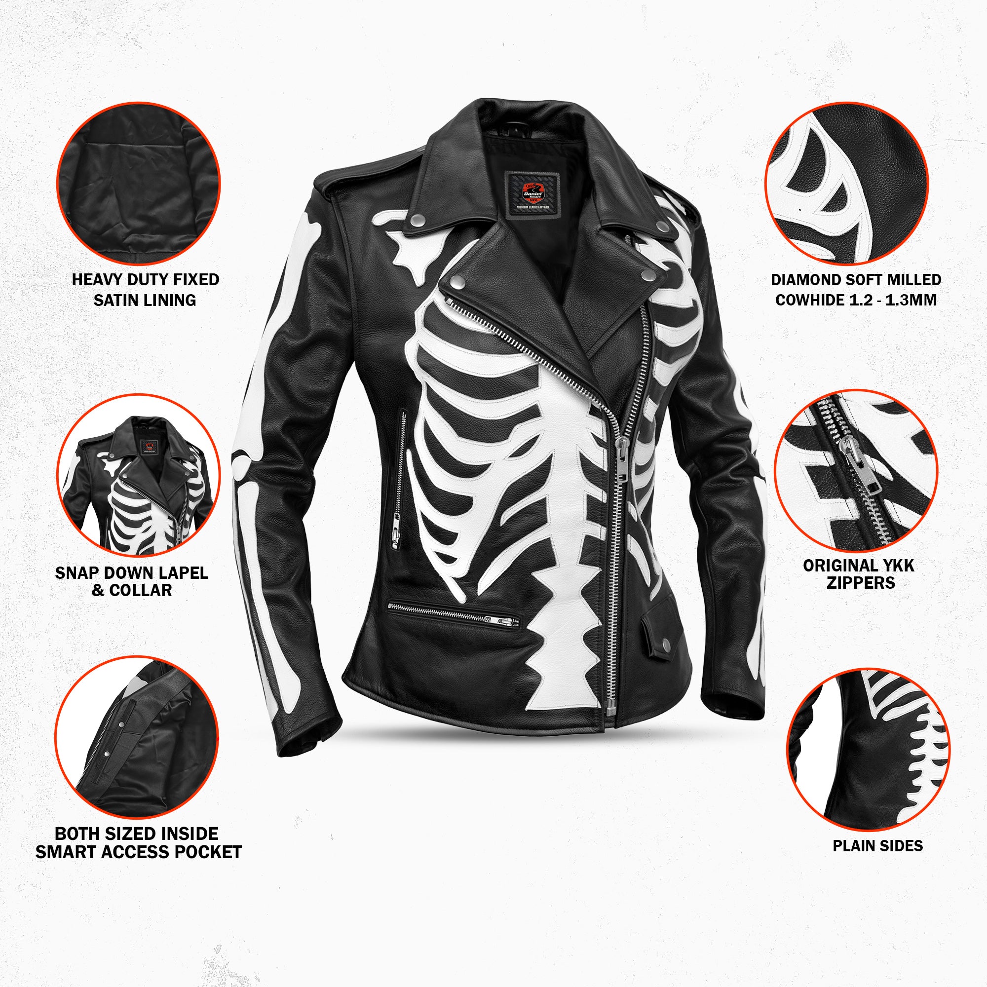 Ribstorm - Women’s Leather Motorcycle Jacket