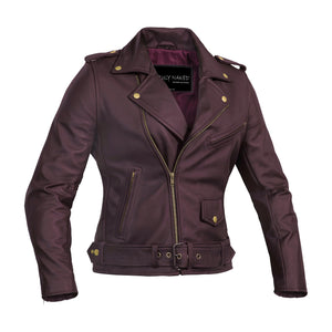 Rose Glow™ Women's Leather Motorcycle Jacket