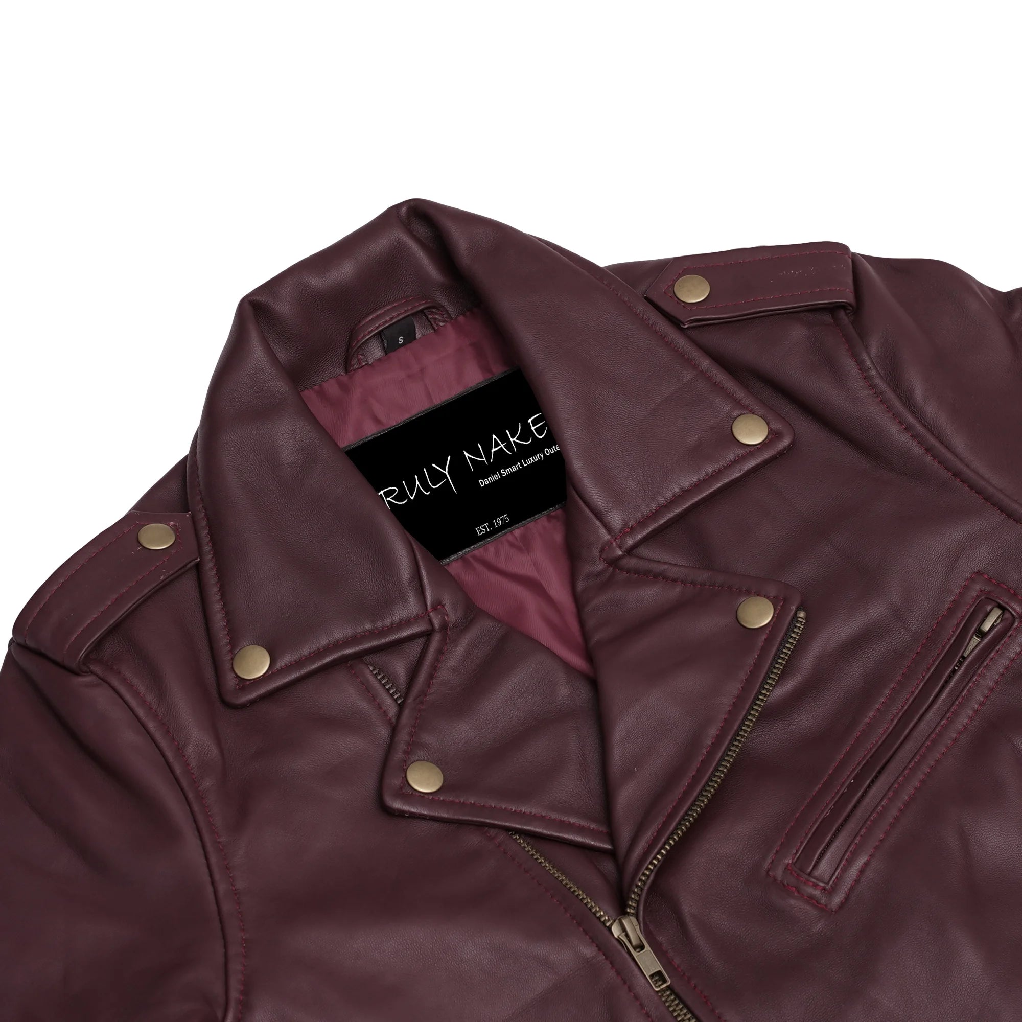 Rose Glow™ Women's Leather Motorcycle Jacket