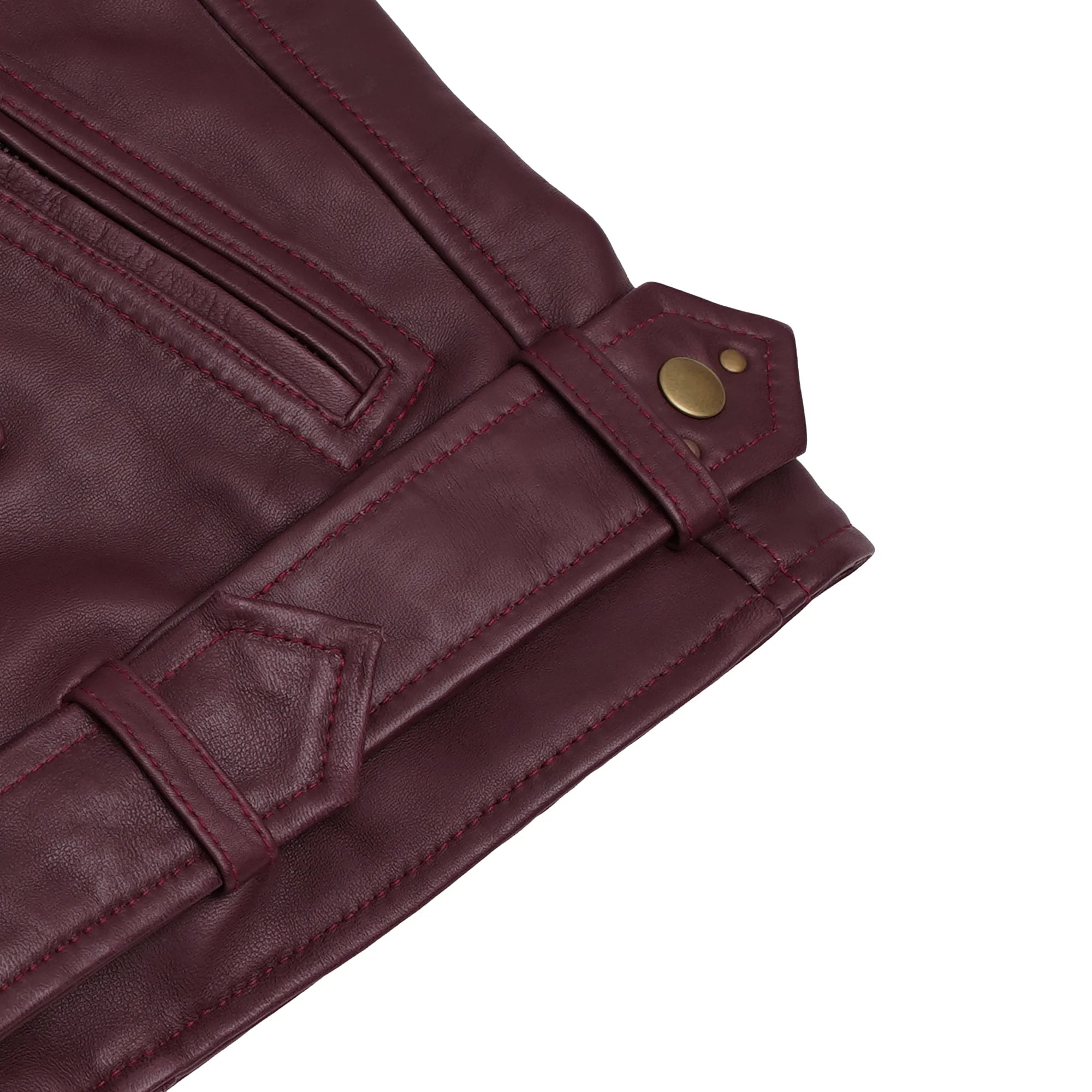 Rose Glow™ Women's Leather Motorcycle Jacket