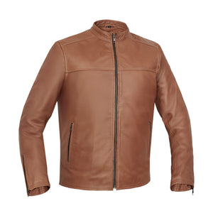 Rustic Stunner Men's Brown Fashion Leather Jacket