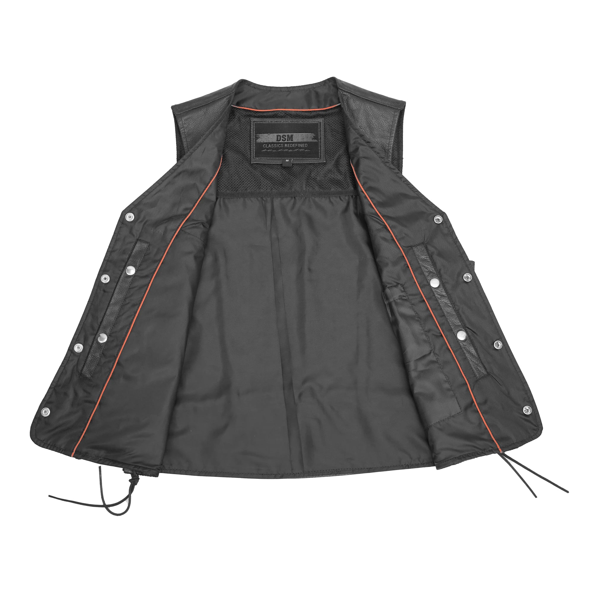 Rustler™ - Men's Motorcycle Leather Vest