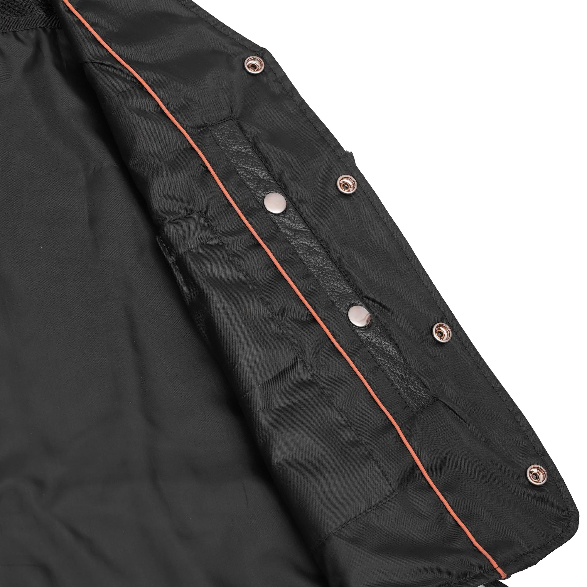 Rustler™ - Men's Motorcycle Leather Vest