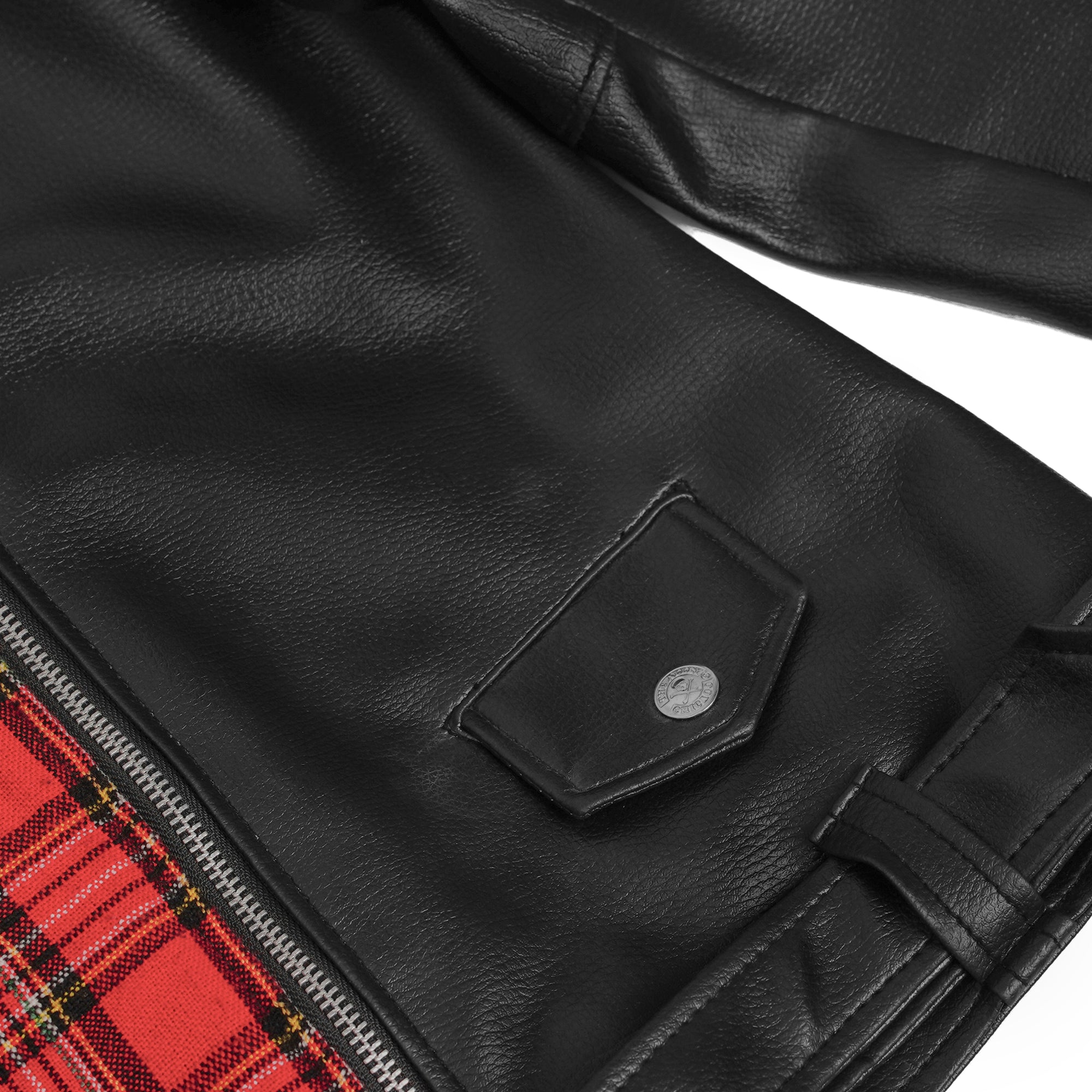 Scarlet Storm - Women’s Motorcycle Faux Leather Jacket