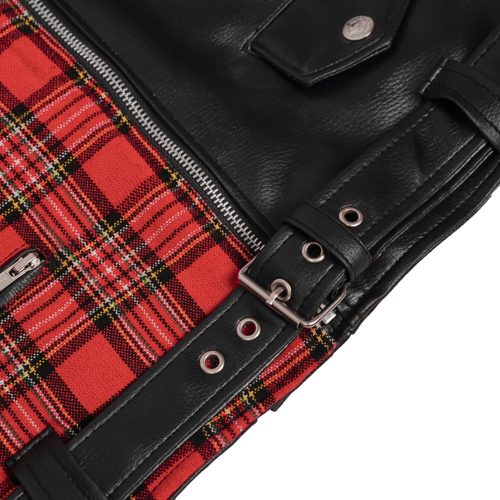 Scarlet Storm - Women’s Motorcycle Faux Leather Jacket