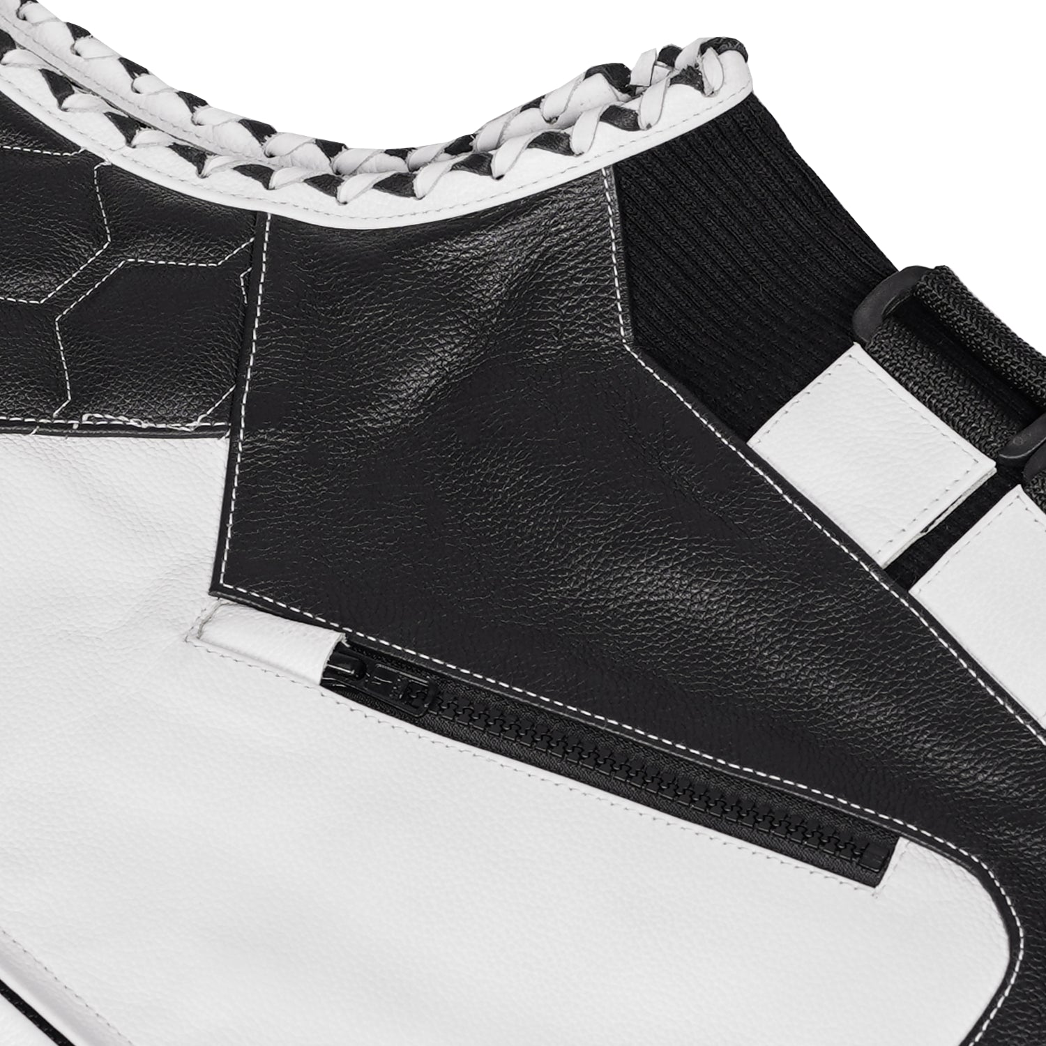 Shadow Pearl – Women's Leather Motorcycle Vest