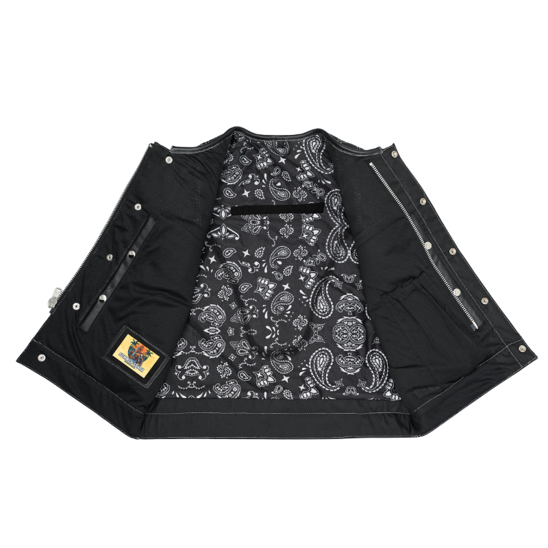 Sledgehammer - Perforated Lowcut Summer Spark Men's Leather Vest