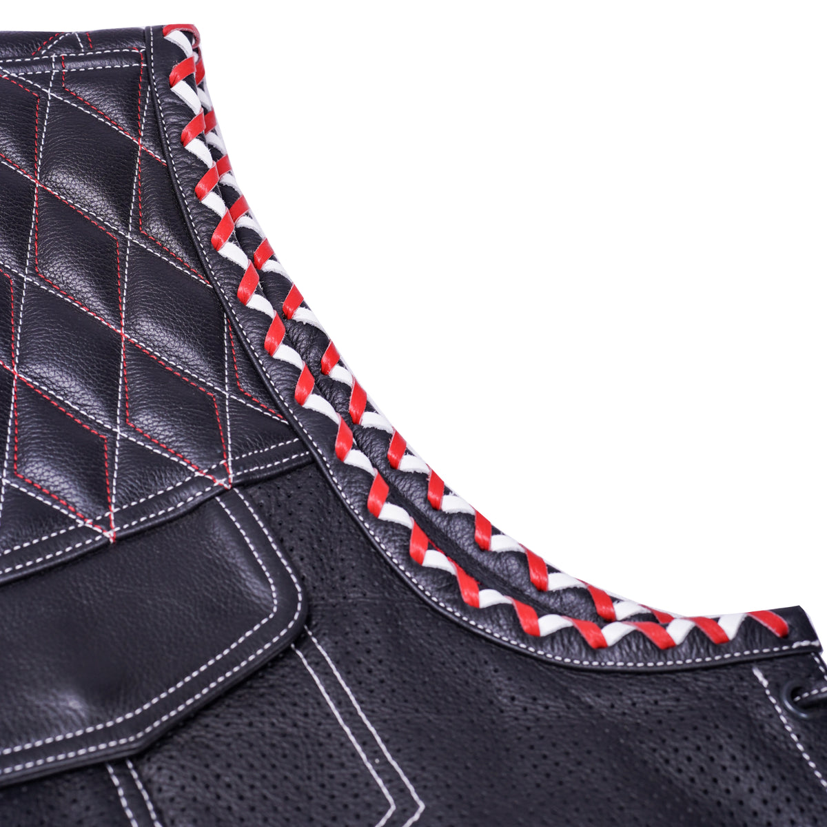 【美品】MARK & LONA　Prince Stud Zip Vest【48】 Star Shield™ Men's Motorcycle Leather Vest
