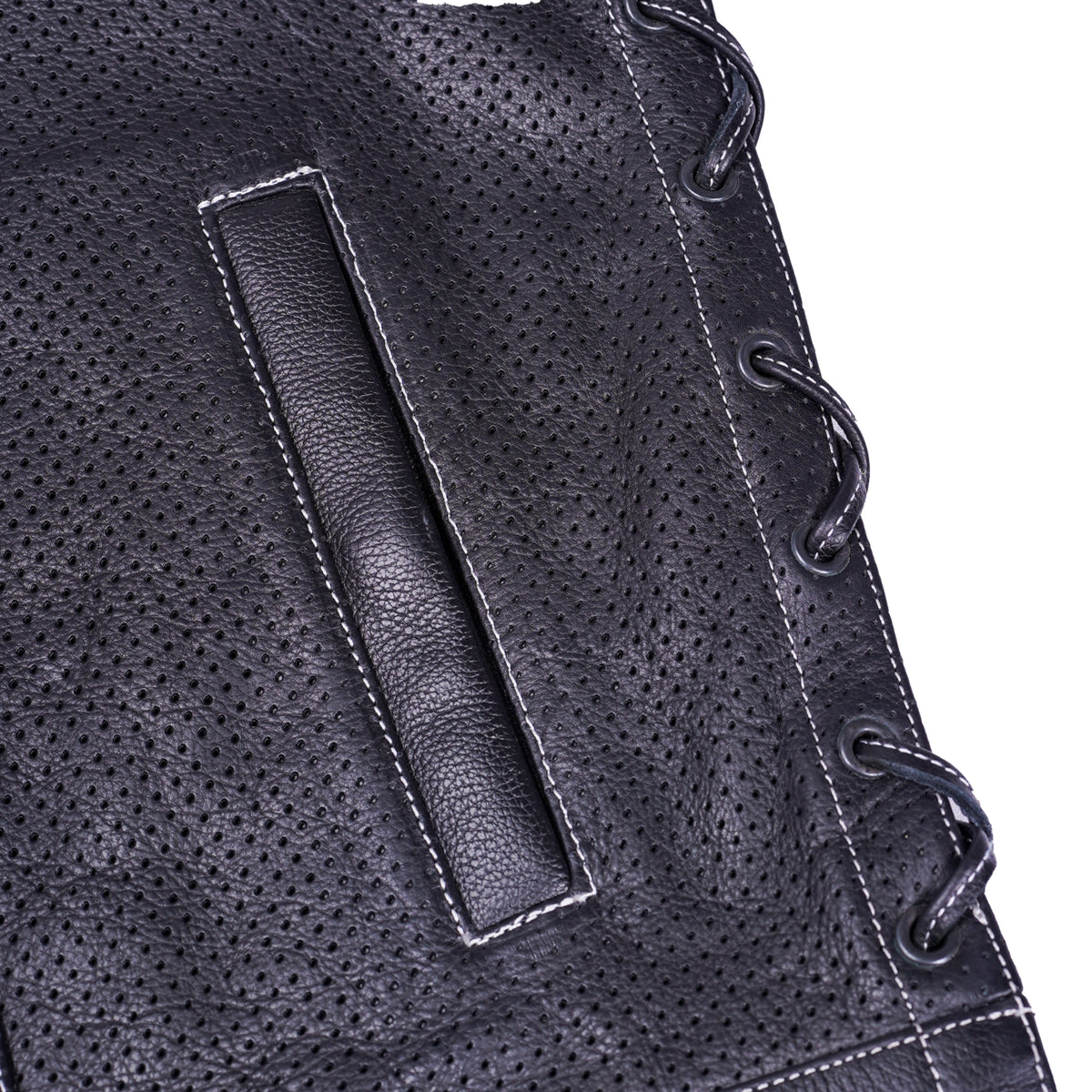 Star Shield™ Men's Motorcycle Leather Vest