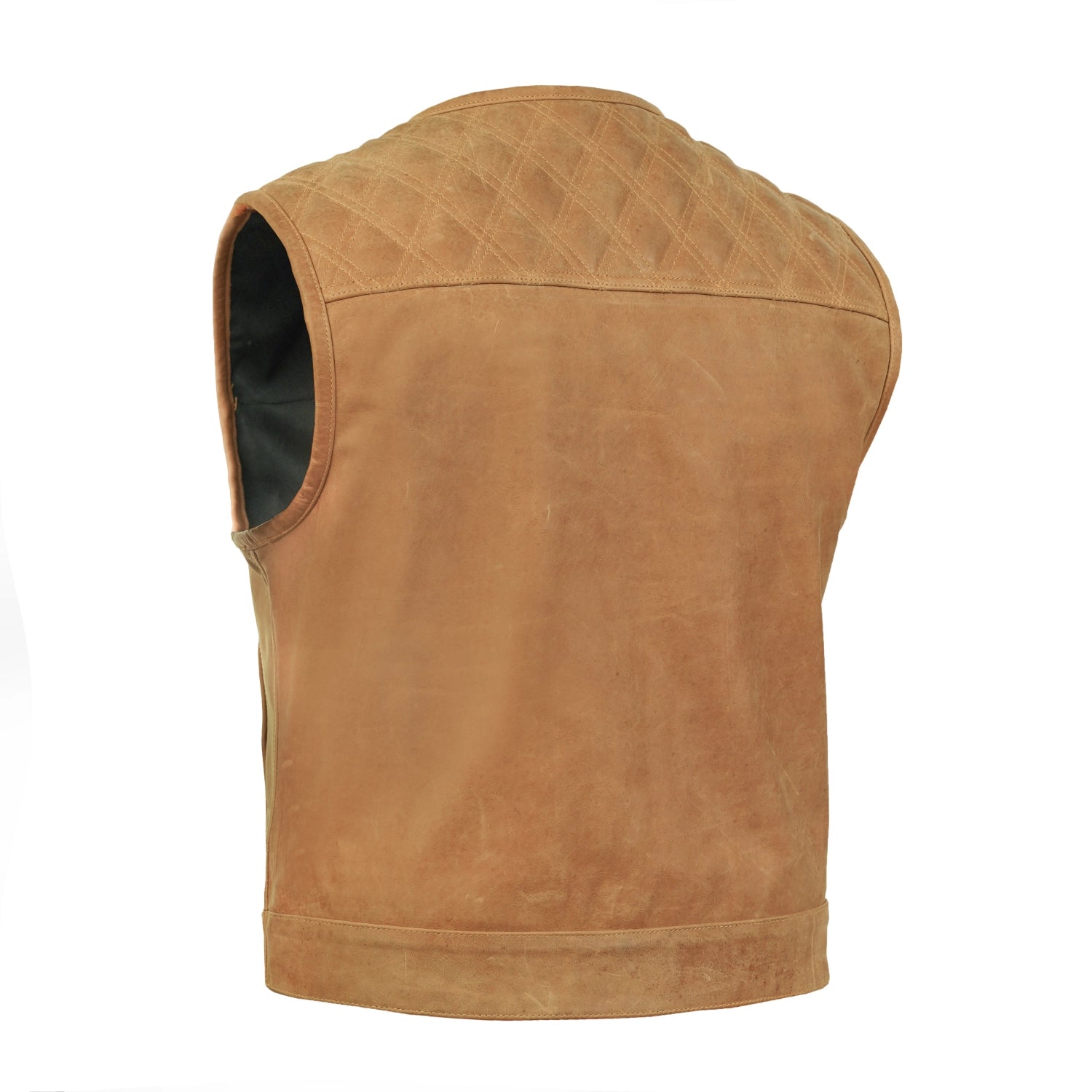 Timberline Men’s Leather Motorcycle Vest