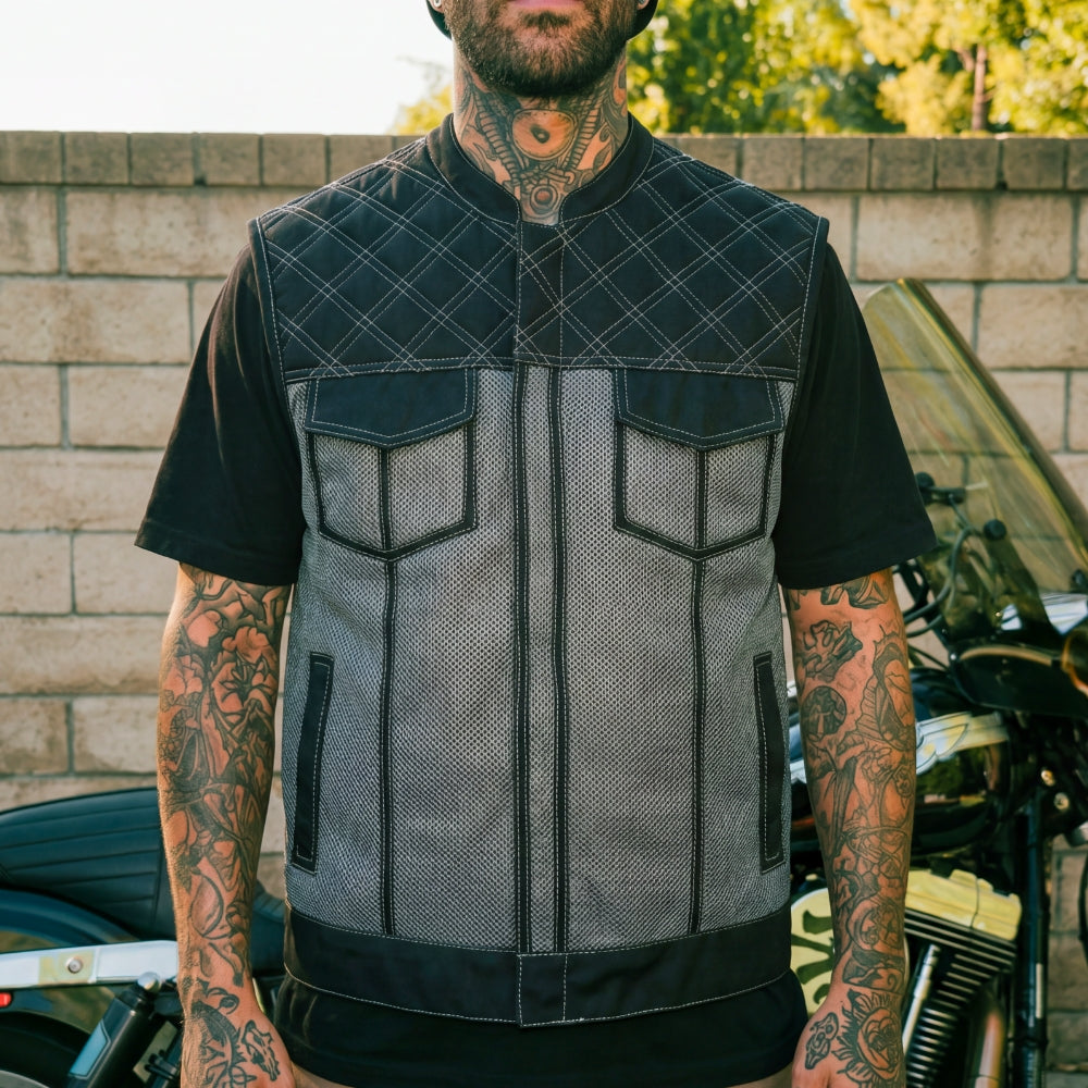 Men's Custom Moto Mesh Vest