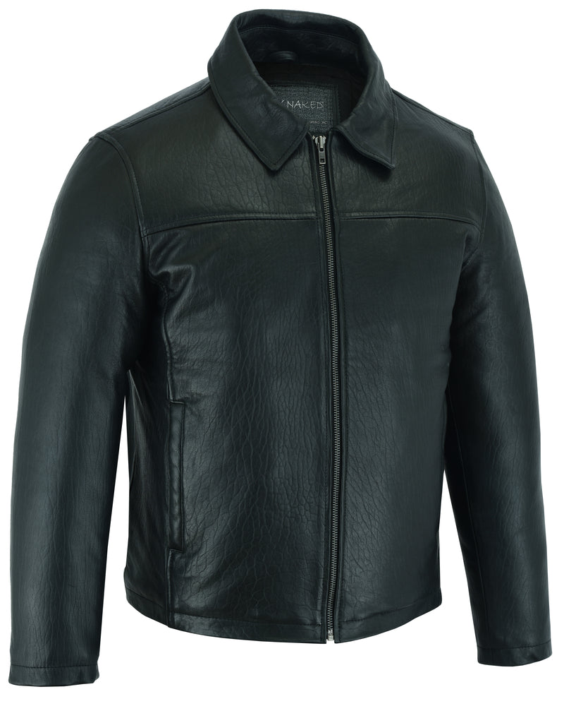 Aero Racer - Men's Lambskin Leather Jacket-Mens Leather Motorcycle Jackets-Daniel Smart Mfg - Retail