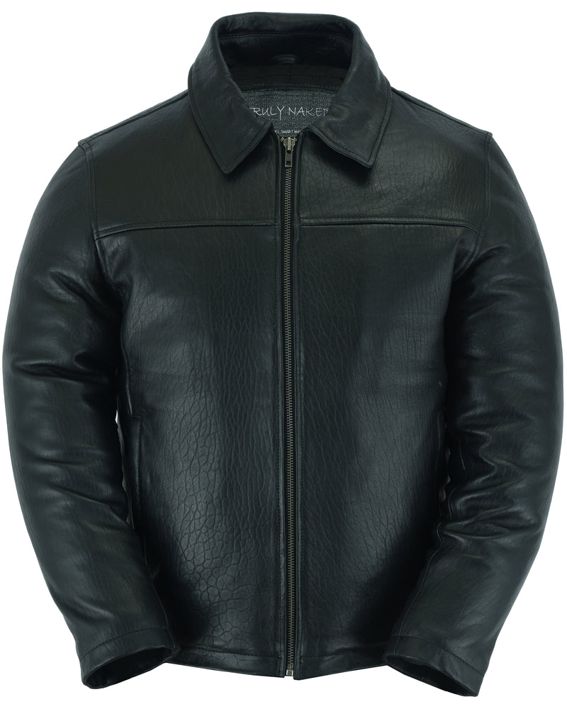 Aero Racer - Men's Lambskin Leather Jacket-Mens Leather Motorcycle Jackets-Daniel Smart Mfg - Retail