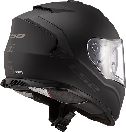 Assault Solid Full Face Motorcycle Helmet W/ SunShield Matte Black-Daniel Smart Mfg - Retail