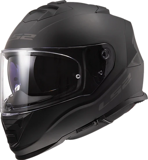 Assault Solid Full Face Motorcycle Helmet W/ SunShield Matte Black-Helmets-Daniel Smart Mfg - Retail