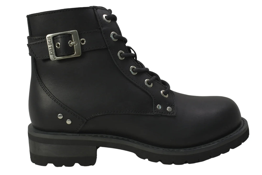 Axen - Women's Leather Motorcycle Boots-Womens Motorcycle Boots-Daniel Smart Mfg - Retail