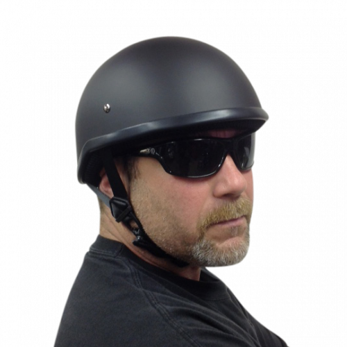 Bare Bones: Low-Profile DOT Cruiser Badass Helmet SMALL