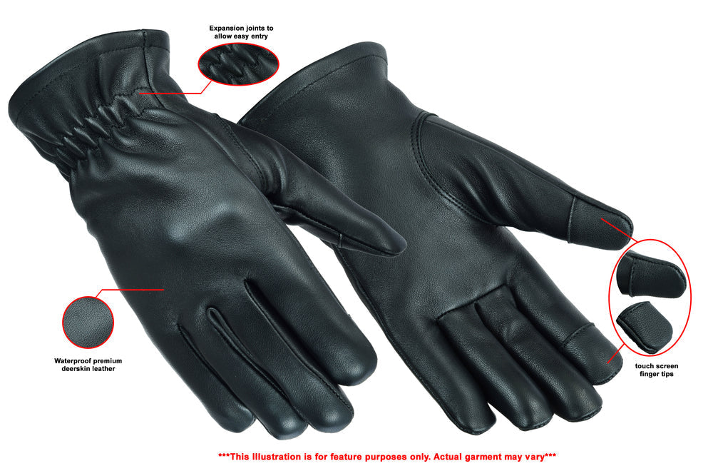 Bareback Grip - Men's Deerskin Lightweight Gloves-Mens Deerskin Gloves-Daniel Smart Mfg - Retail