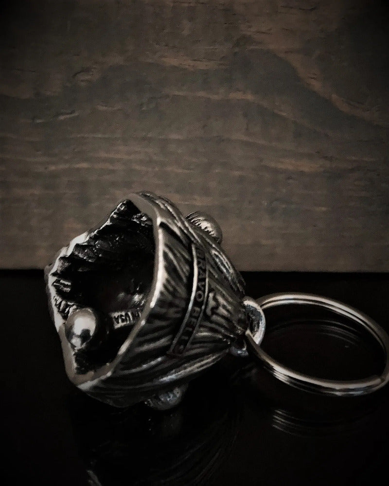 BB-128 Lion Head Diamond Bell-Bravo Bells-Daniel Smart Mfg - Retail